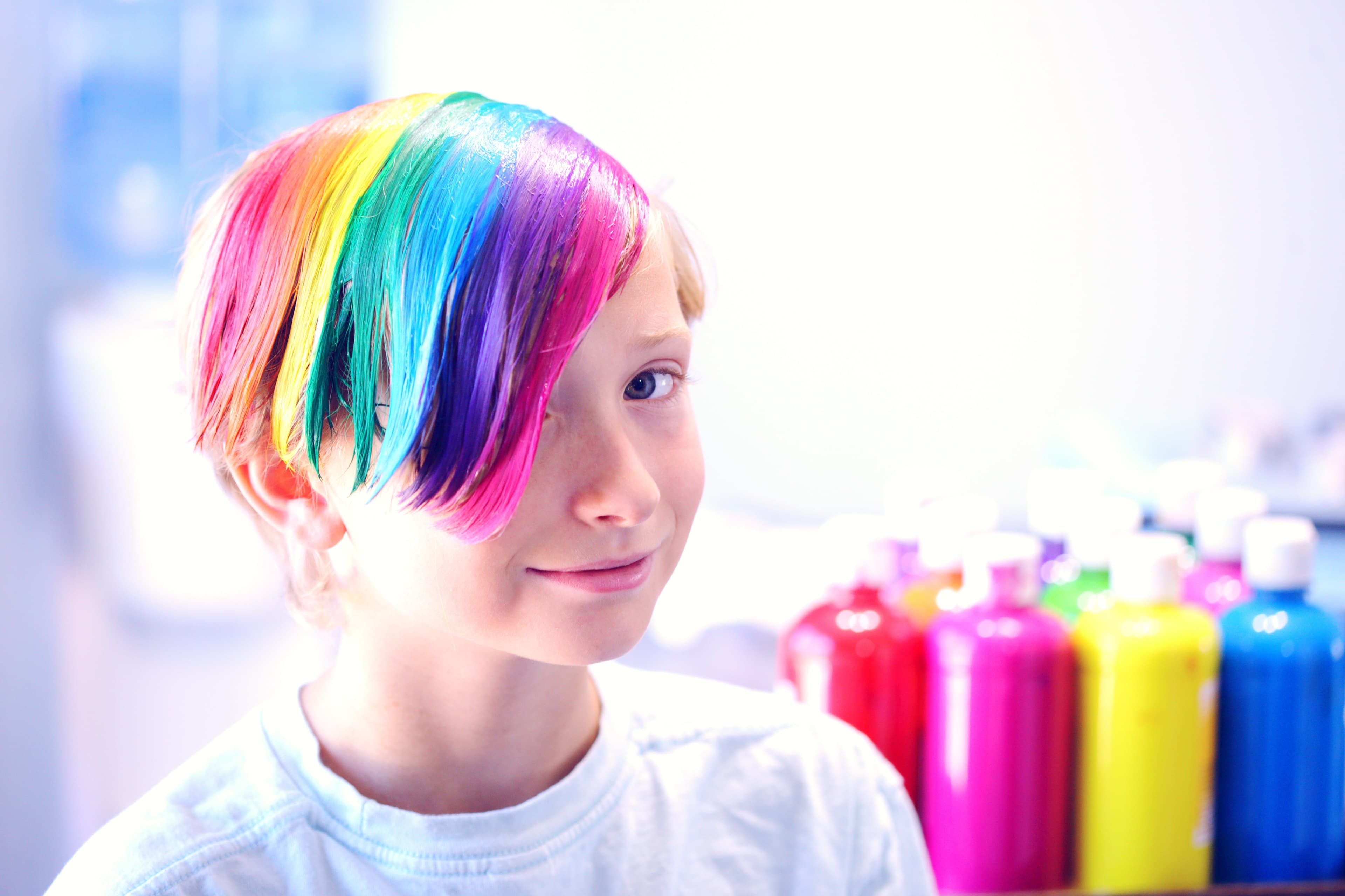 hair paint teen